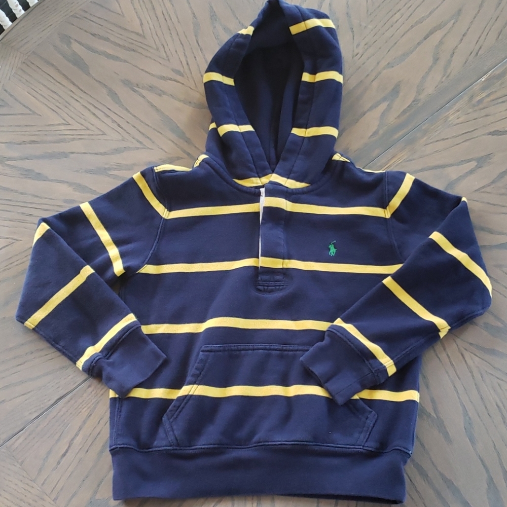 Polo Ralph Lauren Hooded Striped Sweatshirt